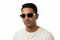 U714D. Unisex metal trendy Sunglasses, UV400 Retina Protection,Cooling Shield
