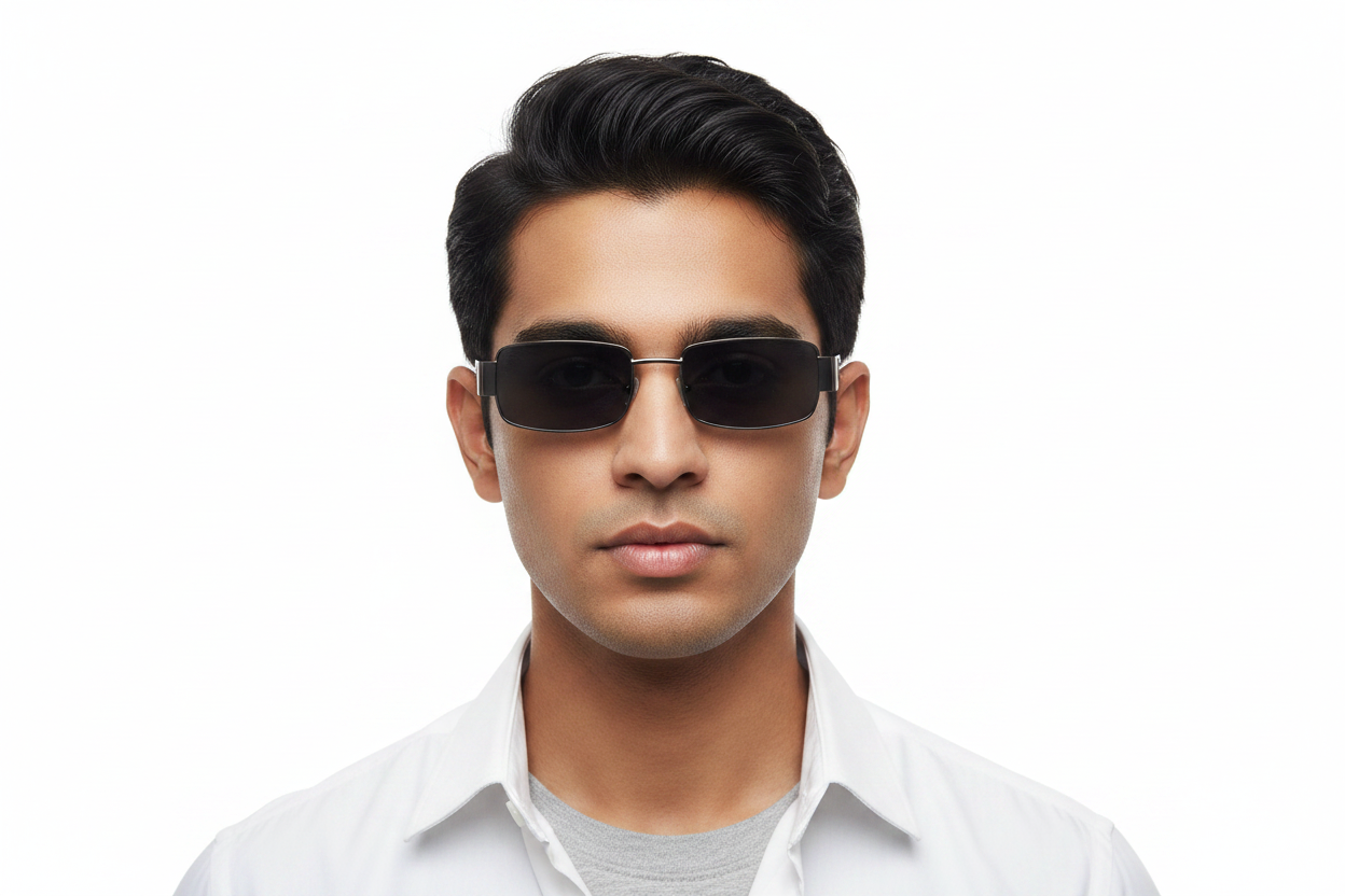 U714E. Unisex metal trendy Sunglasses, UV400 Retina Protection,Cooling Shield