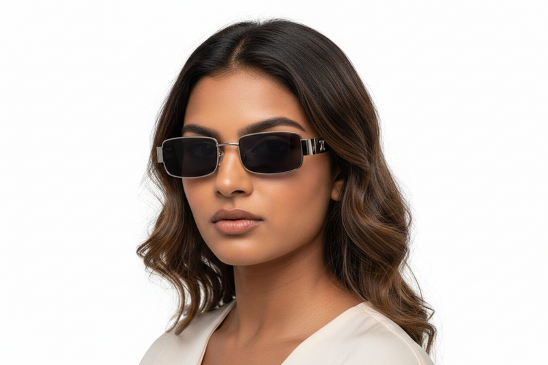 U714F. Unisex metal trendy Sunglasses, UV400 Retina Protection,Cooling Shield