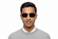 U714F. Unisex metal trendy Sunglasses, UV400 Retina Protection,Cooling Shield