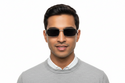 U714F. Unisex metal trendy Sunglasses, UV400 Retina Protection,Cooling Shield