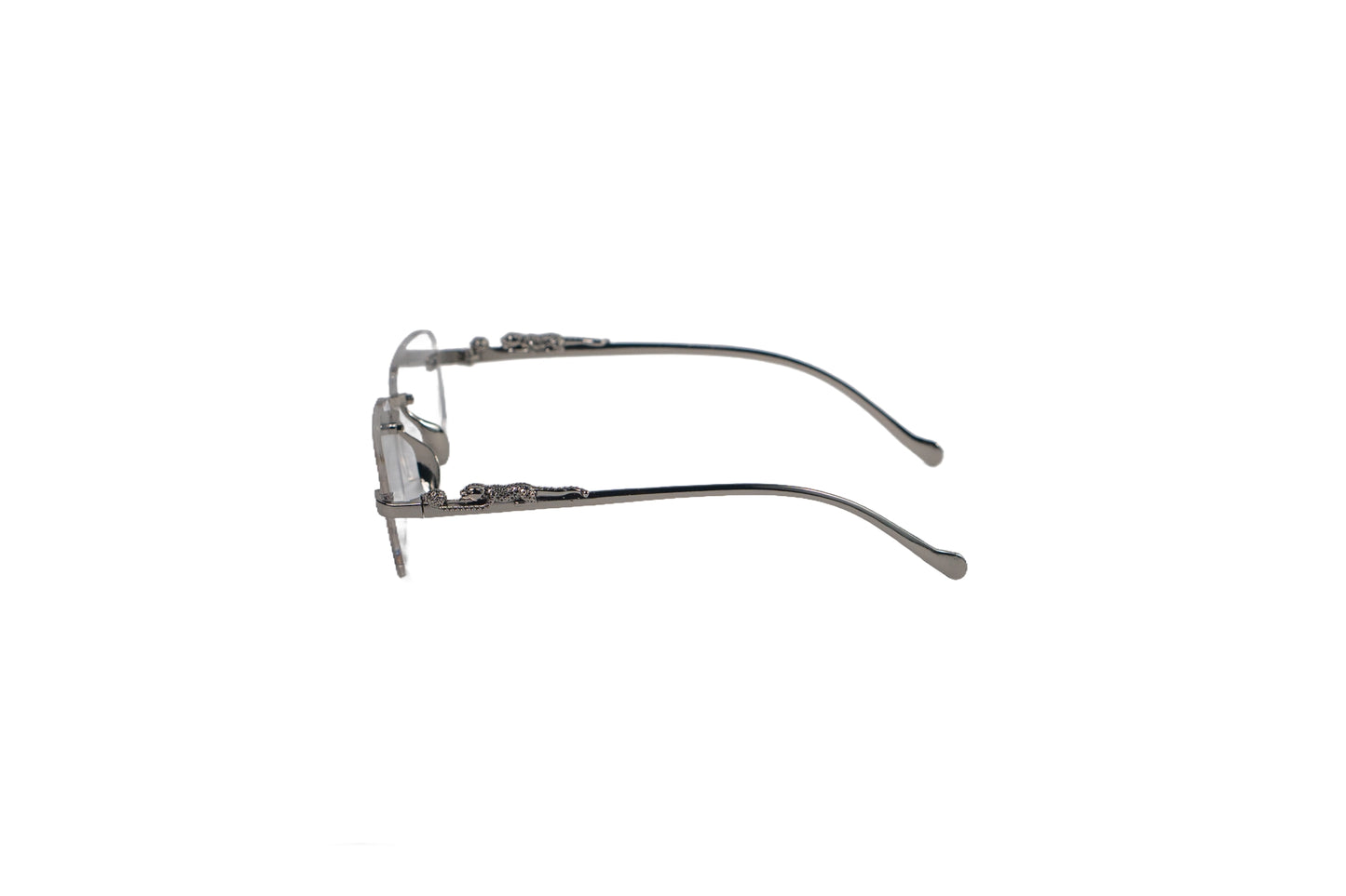 951A. Unisex metal Rimless sunglass UV400 Retina protected cooling glass