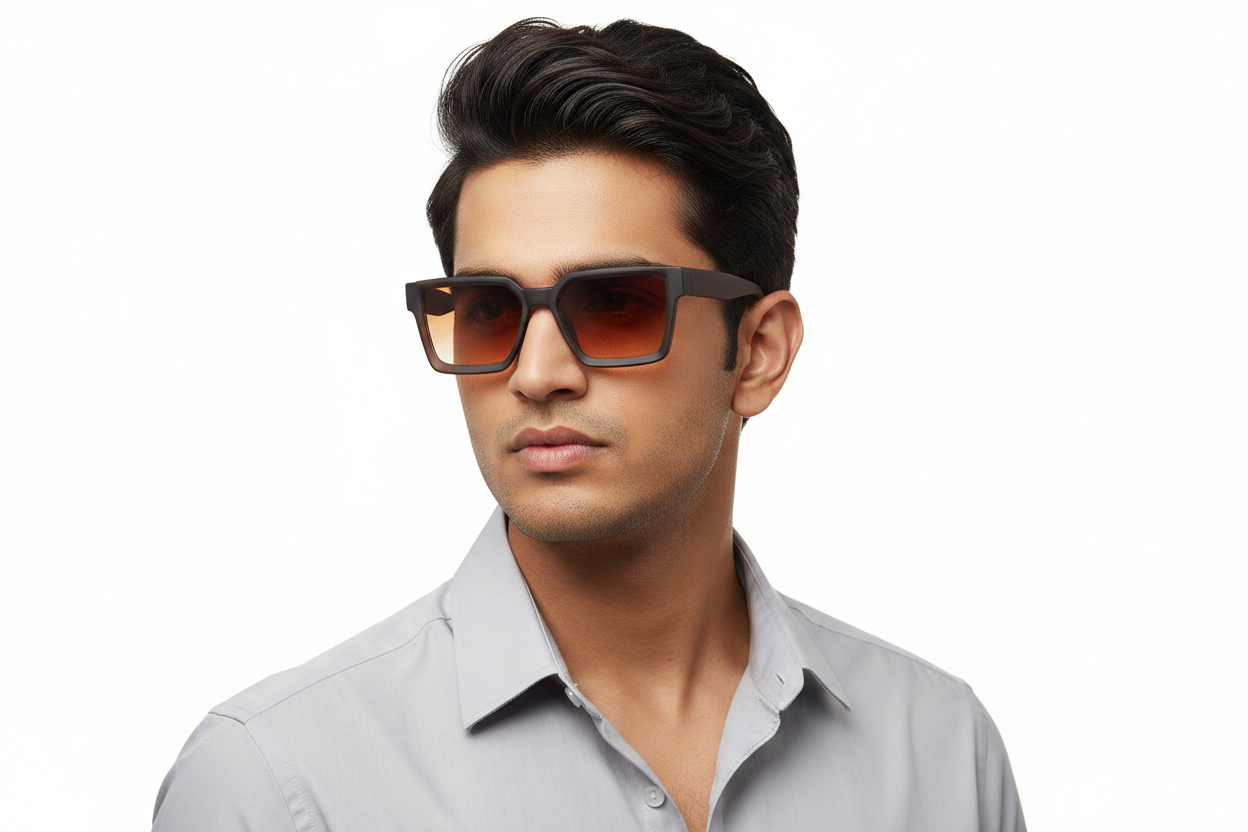 K387E. Men’s Celebrity sunglass UV400 Retina protected cooling glass