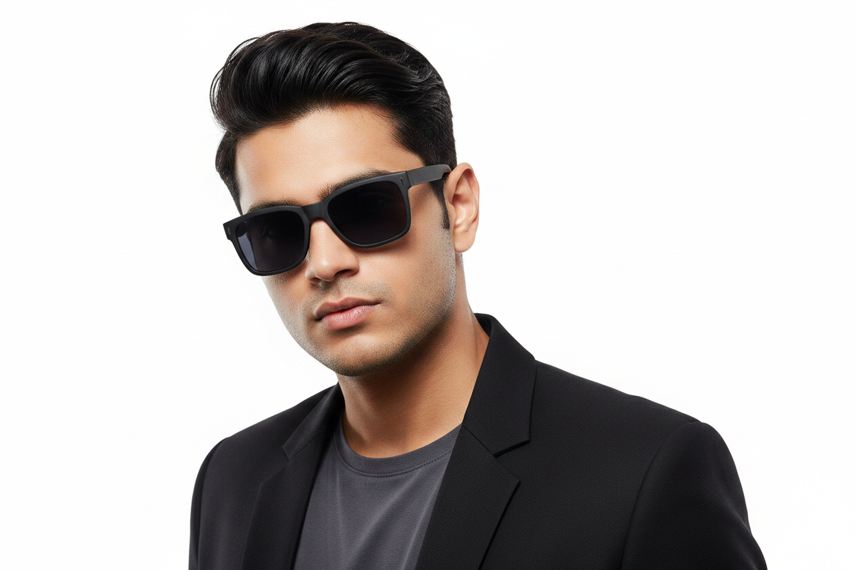 K385B. Men’s Celebrity sunglass UV400 Retina protected cooling glass