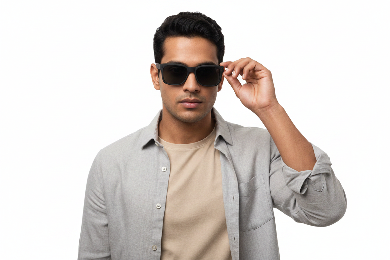 K385F. Men’s Celebrity sunglass UV400 Retina protected cooling glass