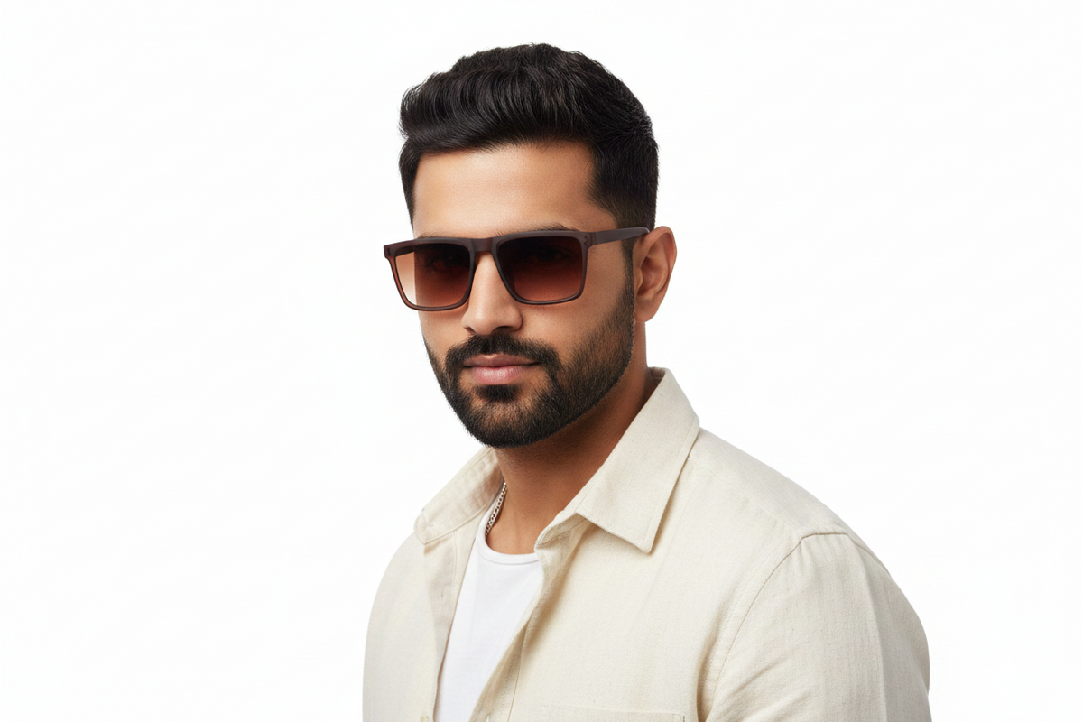 K383F. Men’s Celebrity sunglass UV400 Retina protected cooling glass