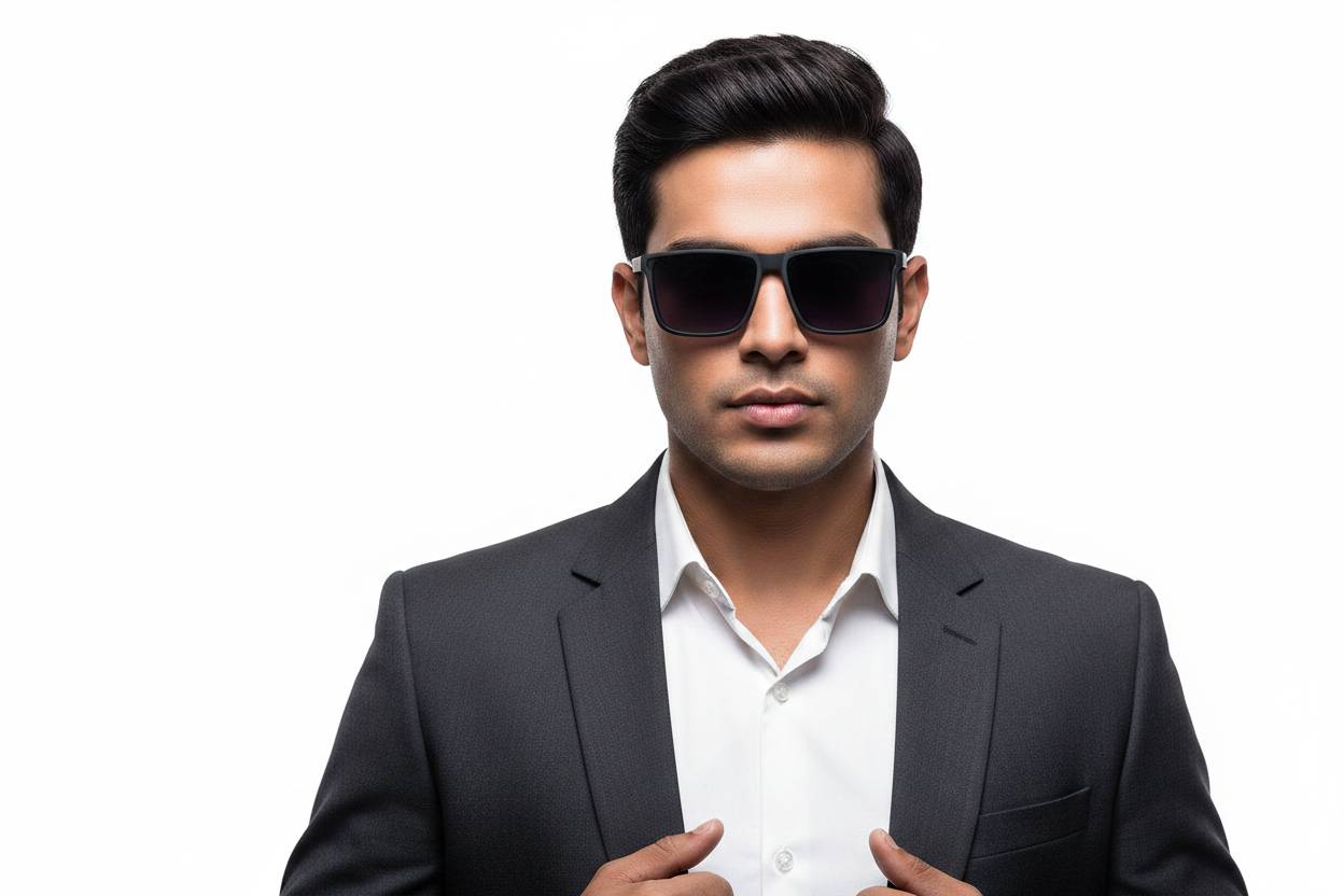 K384F. Men’s Celebrity sunglass UV400 Retina protected cooling glass