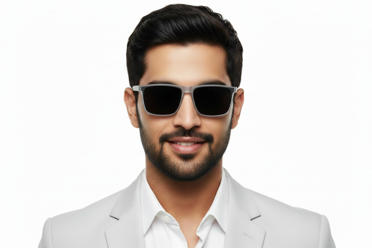 K384B. Men’s Celebrity sunglass UV400 Retina protected cooling glass