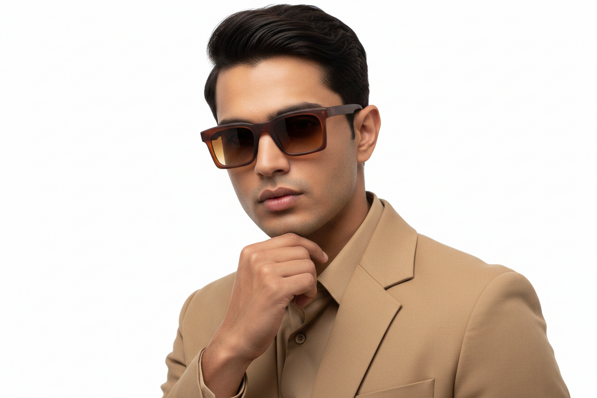 K382E. Men’s Celebrity sunglass UV400 Retina protected cooling glass
