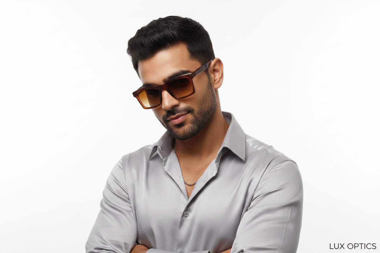 K382E. Men’s Celebrity sunglass UV400 Retina protected cooling glass