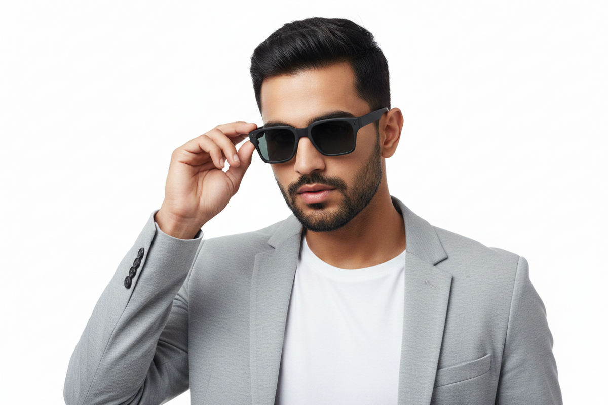 K381A. Men’s Celebrity sunglass UV400 Retina protected cooling glass