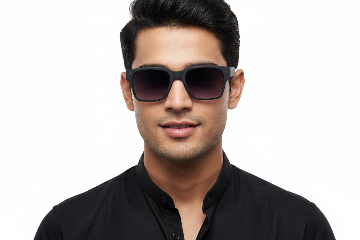 K381B. Men’s Celebrity sunglass UV400 Retina protected cooling glass