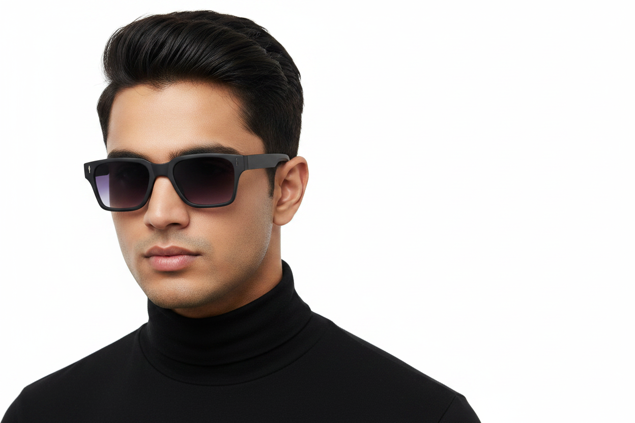 K381B. Men’s Celebrity sunglass UV400 Retina protected cooling glass