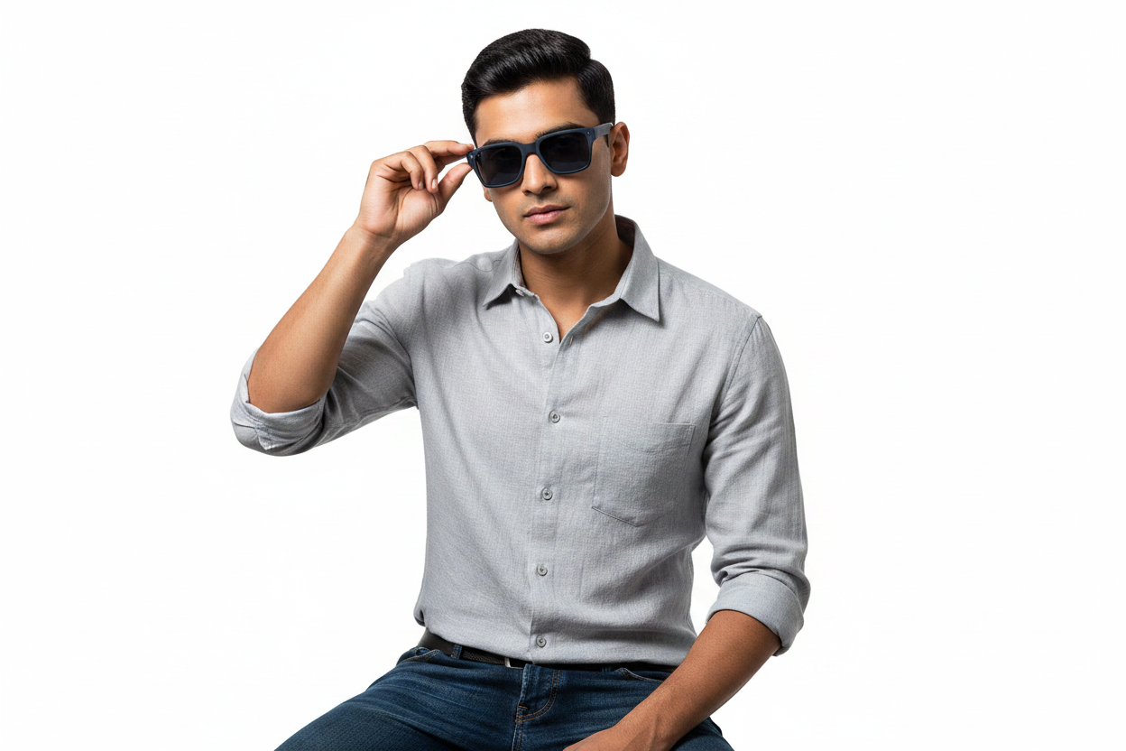 K381C. Men’s Celebrity sunglass UV400 Retina protected cooling glass