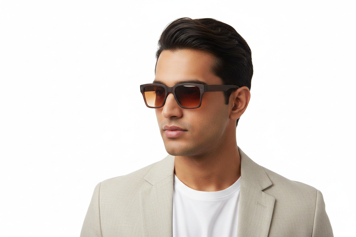 K381E. Men’s Celebrity sunglass UV400 Retina protected cooling glass