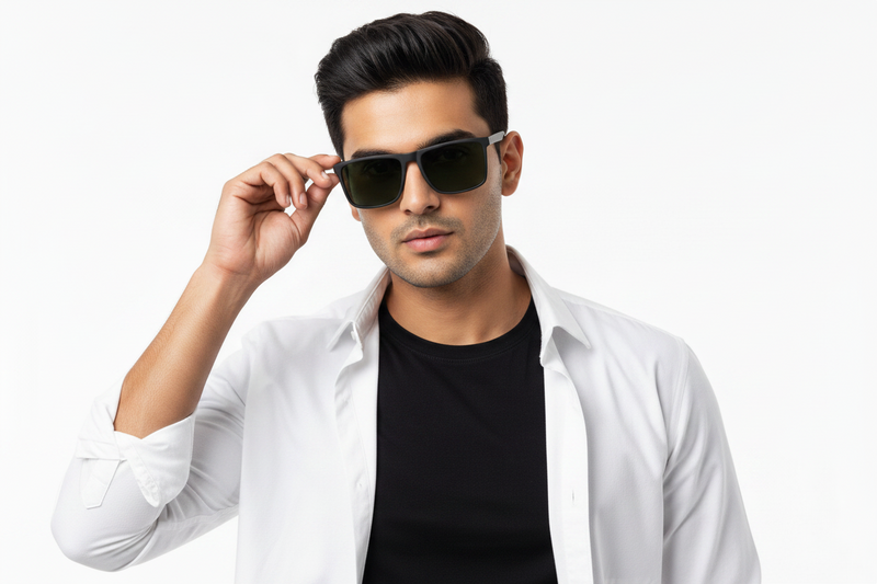 K718A. Men’s Celebrity sunglass UV400 Retina protected cooling glass