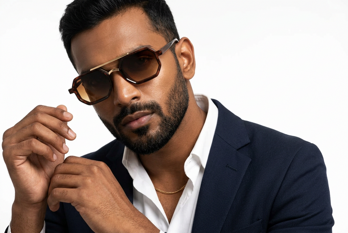 k167C. Men’s Celebrity sunglass UV400 Retina protected cooling glass