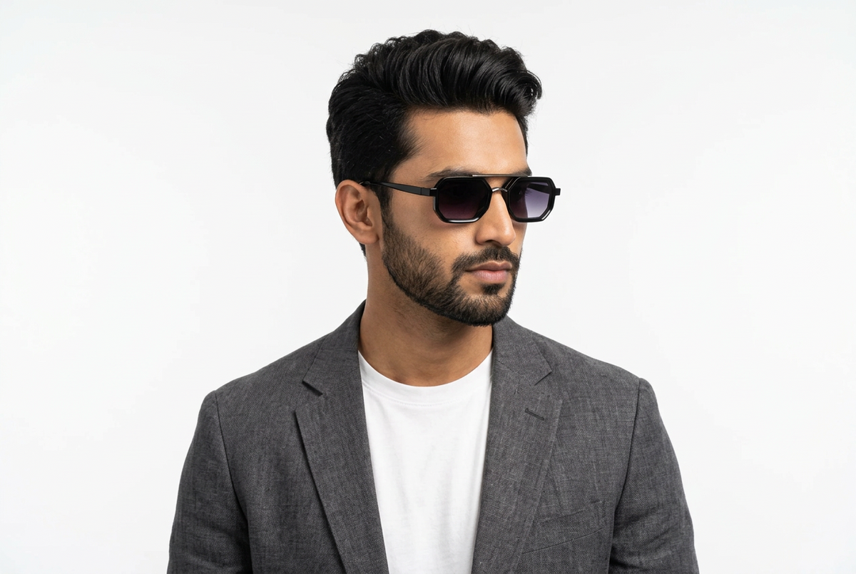 k167A. Men’s Celebrity sunglass UV400 Retina protected cooling glass