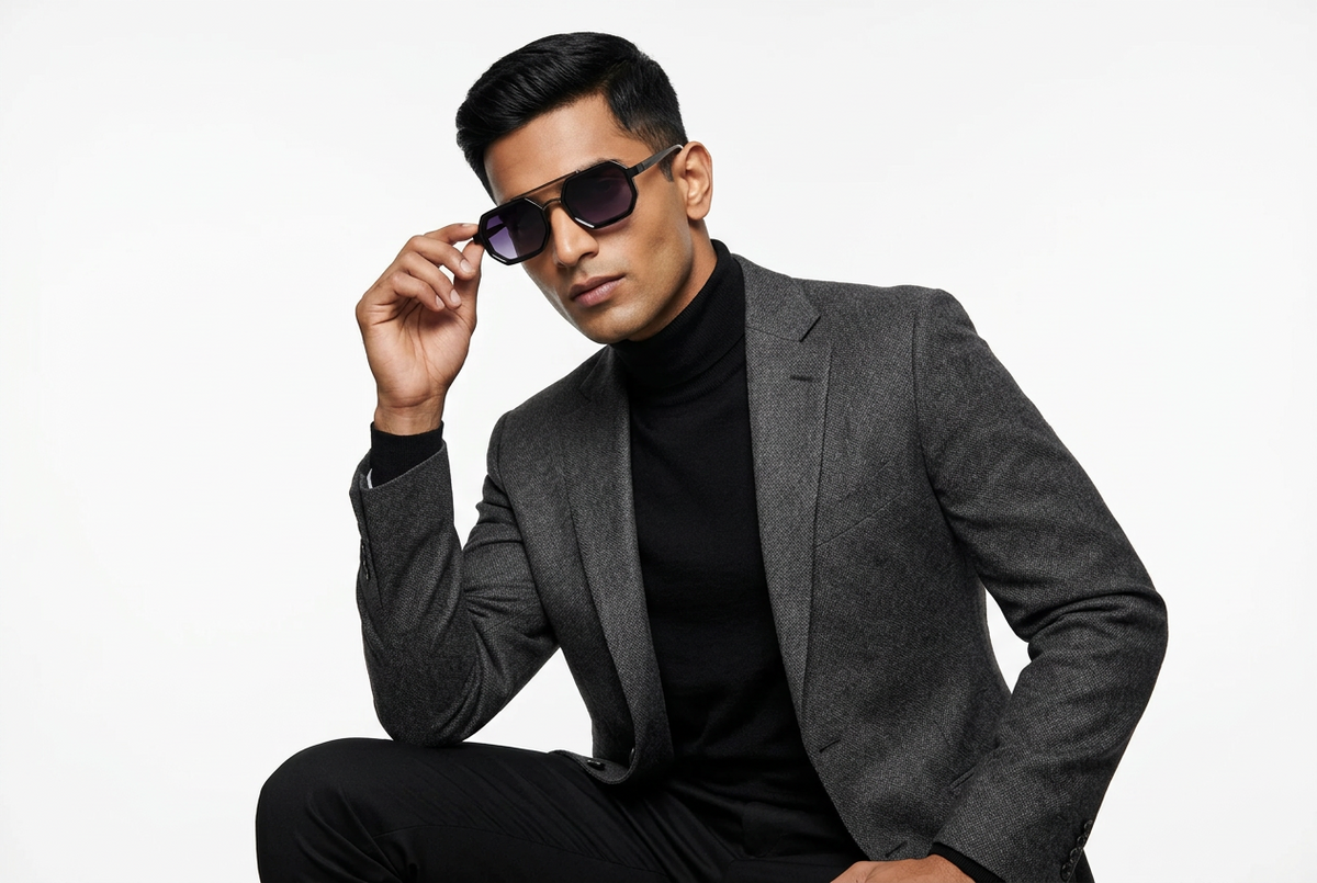 k167A. Men’s Celebrity sunglass UV400 Retina protected cooling glass
