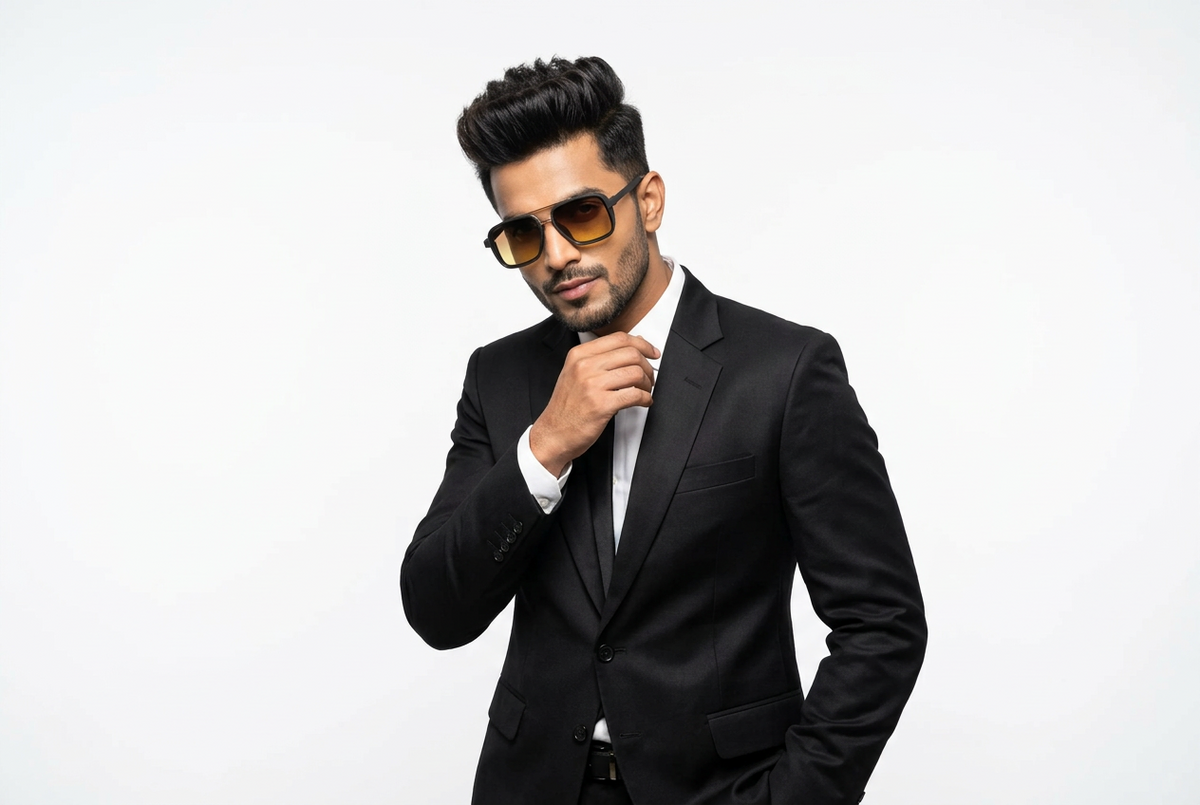 K168B. Men’s Celebrity sunglass UV400 Retina protected cooling glass