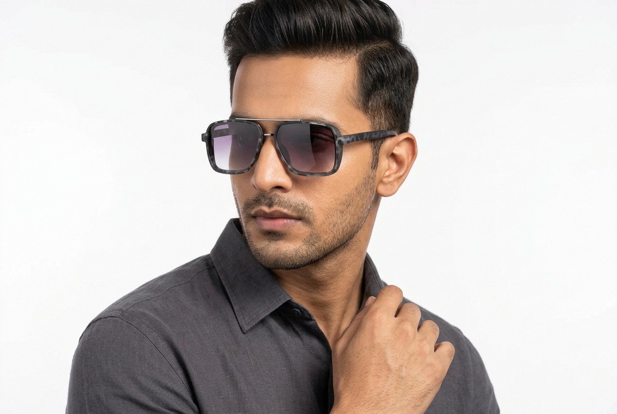 K168E. Men’s Celebrity sunglass UV400 Retina protected cooling glass