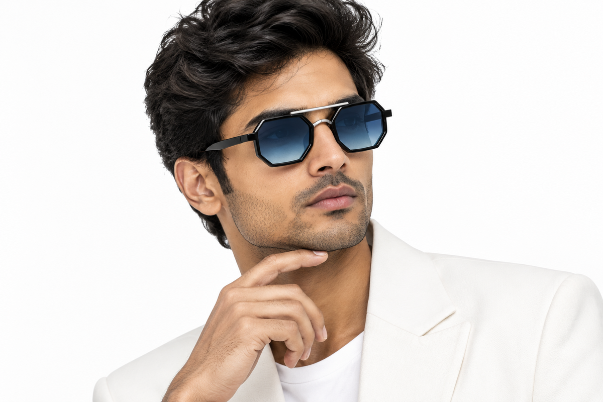 K167G. Men’s Celebrity sunglass UV400 Retina protected cooling glass