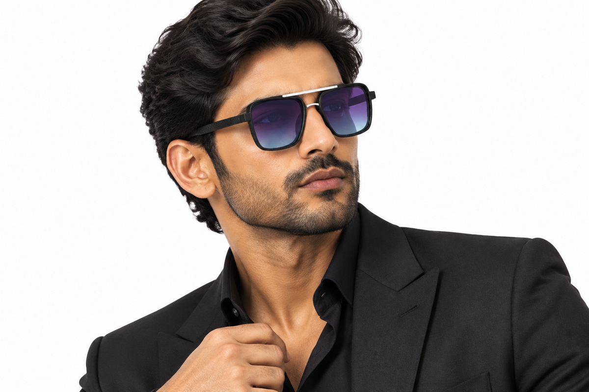k174B. Men’s Celebrity sunglass UV400 Retina protected cooling glass