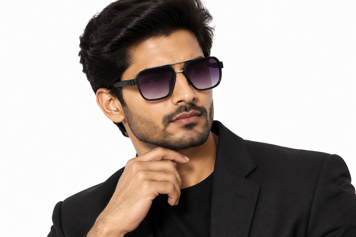 K176B. Men’s Celebrity sunglass UV400 Retina protected cooling glass