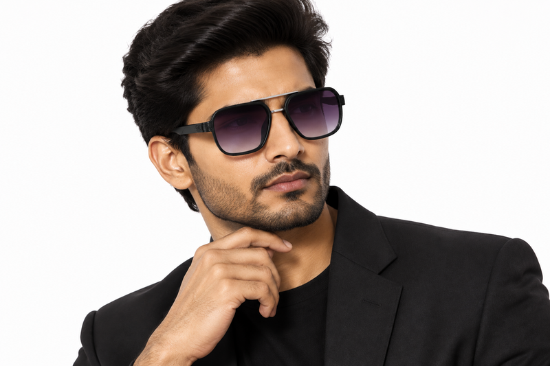 K176B. Men’s Celebrity sunglass UV400 Retina protected cooling glass
