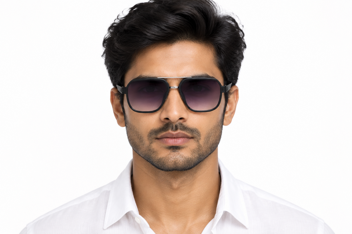 K176B. Men’s Celebrity sunglass UV400 Retina protected cooling glass
