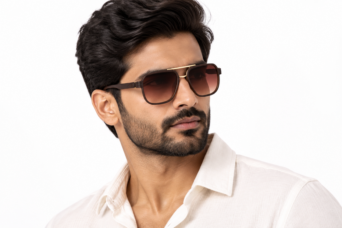 K176C. Men’s Celebrity sunglass UV400 Retina protected cooling glass
