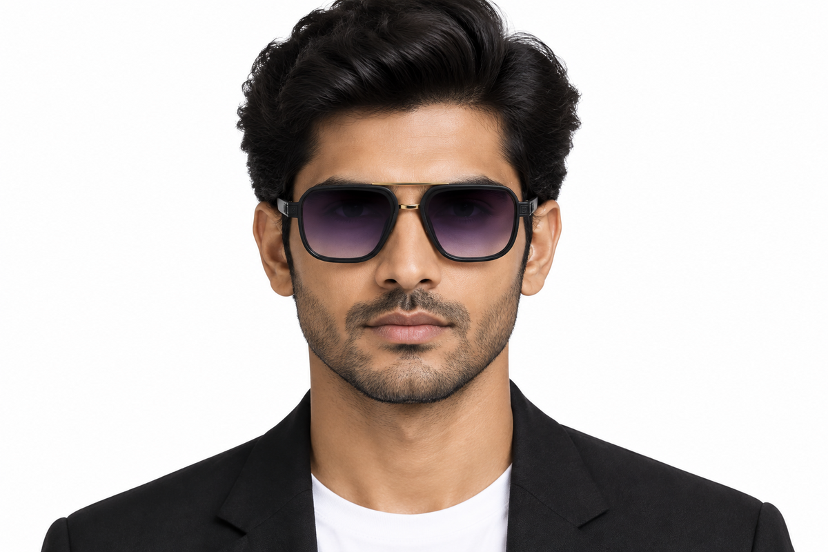 K176F. Men’s Celebrity sunglass UV400 Retina protected cooling glass