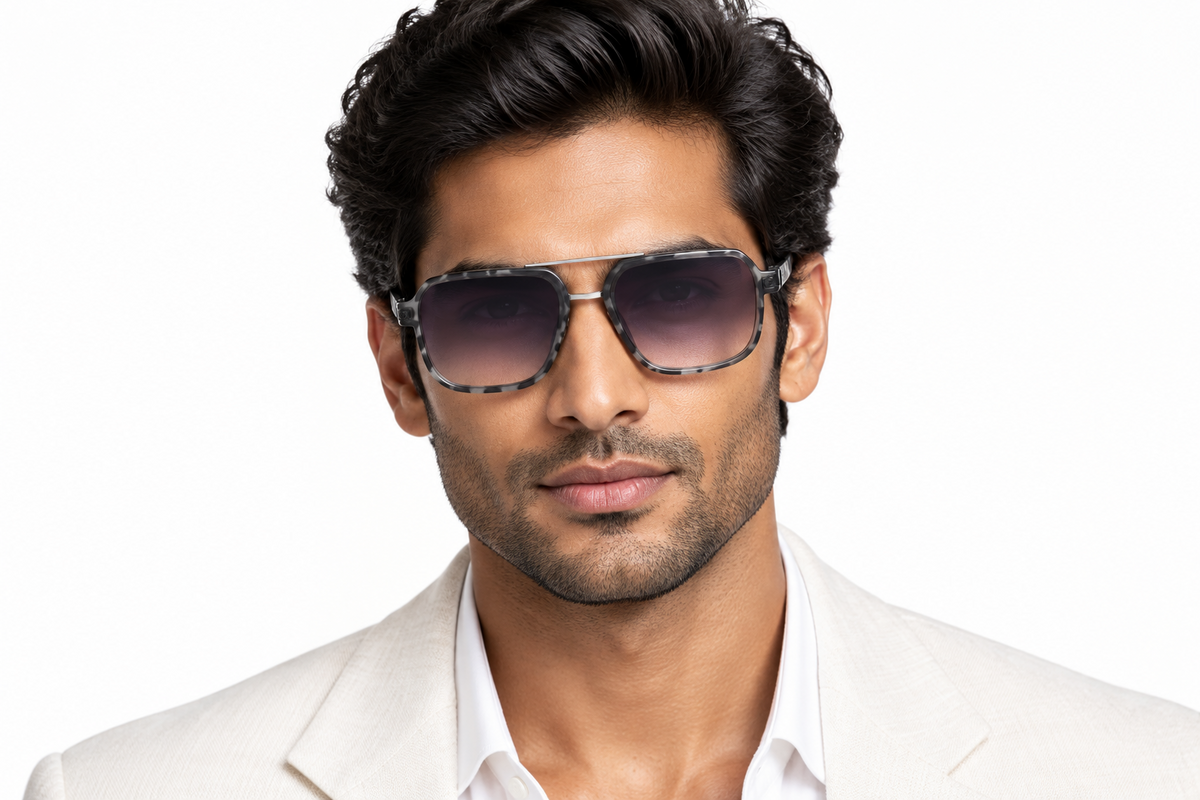K176G. Men’s Celebrity sunglass UV400 Retina protected cooling glass