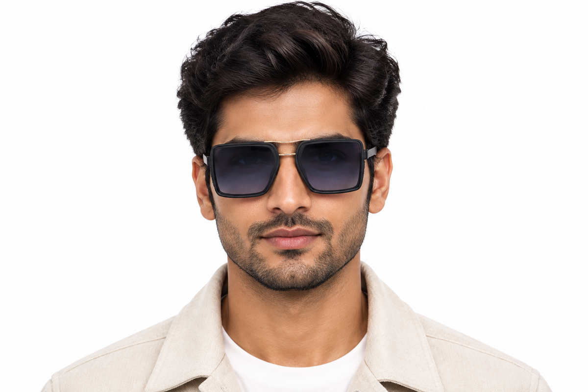 k177B. Men’s Celebrity sunglass UV400 Retina protected cooling glass