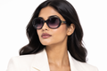 Q180A. Celebrity cat eye sunglasses UV400 Retina protected cooling glass