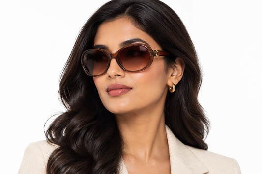 Q180B. Celebrity cat eye sunglasses UV400 Retina protected cooling glass