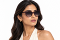 Q181B. Celebrity cat eye sunglasses UV400 Retina protected cooling glass