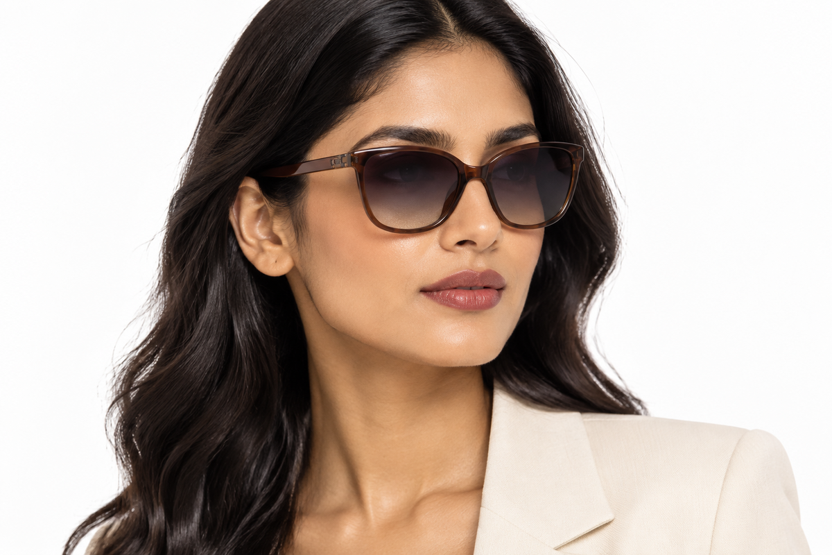 Q181D. Celebrity cat eye sunglasses UV400 Retina protected cooling glass
