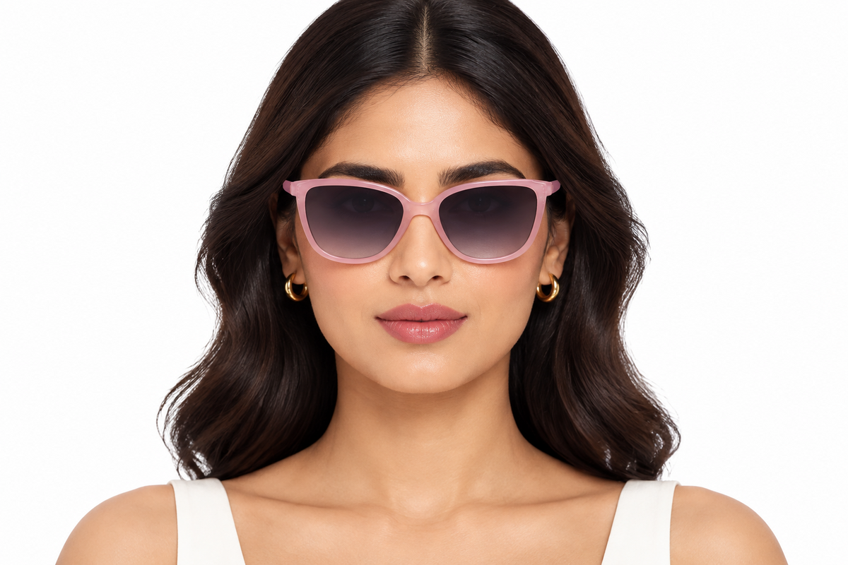 Q181F. Celebrity cat eye sunglasses UV400 Retina protected cooling glass