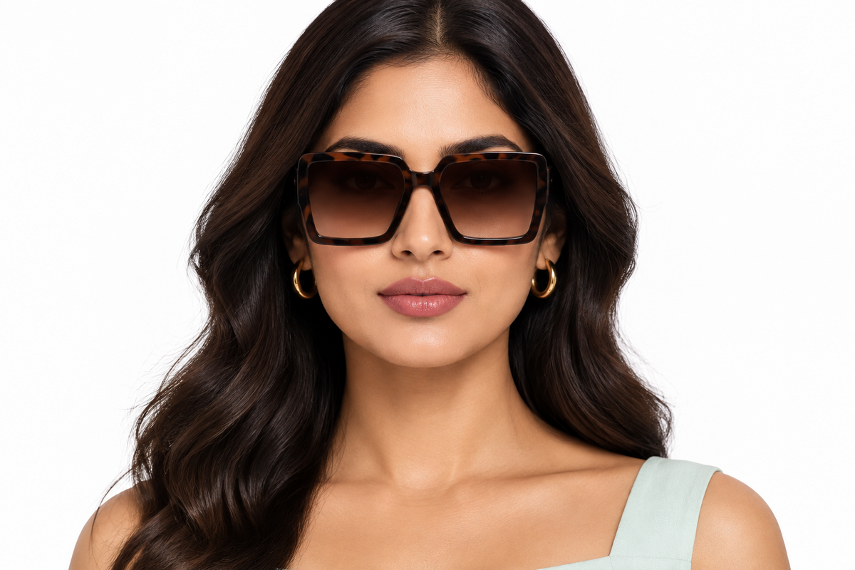 Q183E. Celebrity cat eye sunglasses UV400 Retina protected cooling glass