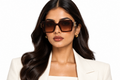 Q183G. Celebrity cat eye sunglasses UV400 Retina protected cooling glass