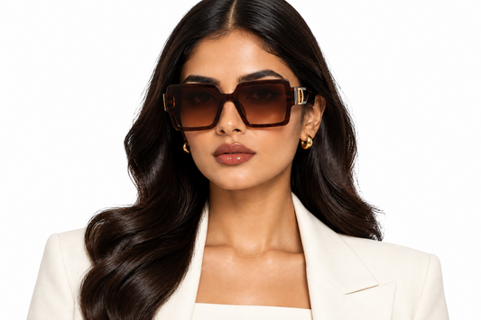 Q183G. Celebrity cat eye sunglasses UV400 Retina protected cooling glass