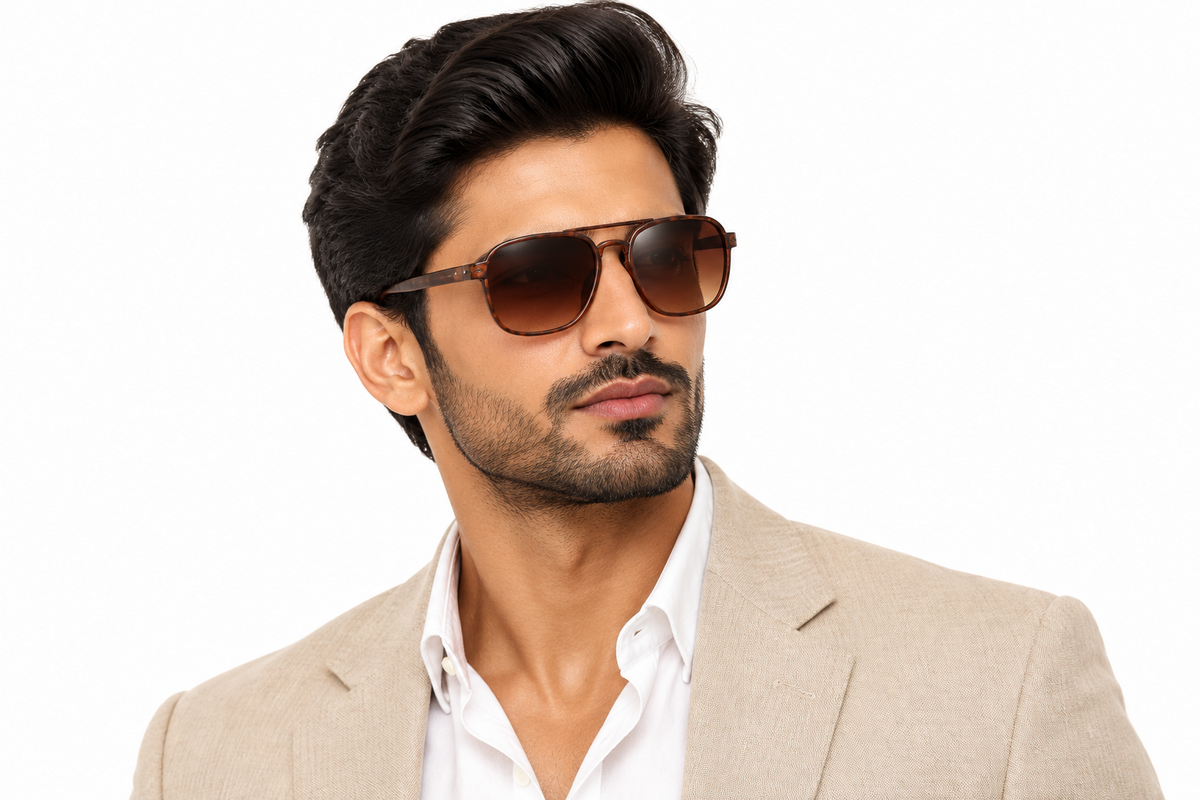 K184B. Men’s Celebrity sunglass UV400 Retina protected cooling glass