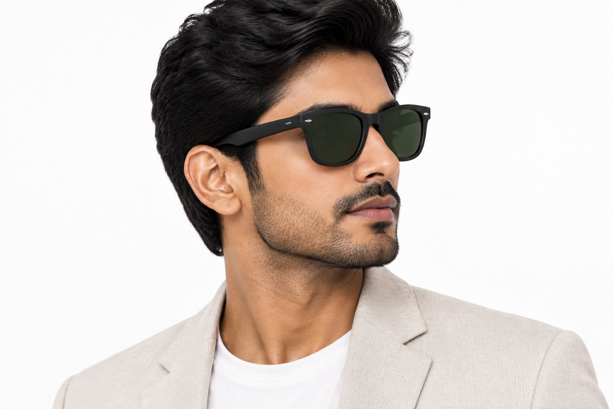 K187A. Men’s Celebrity sunglass UV400 Retina protected cooling glass