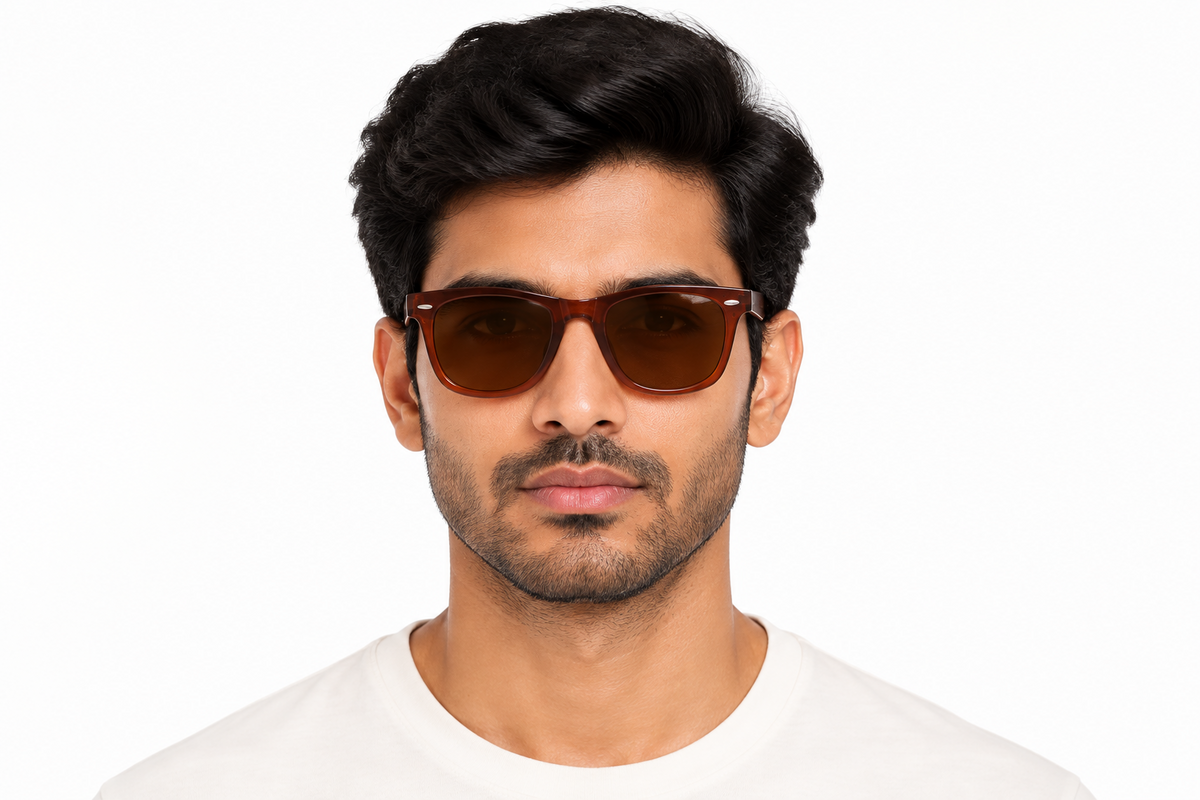 K187B. Men’s Celebrity sunglass UV400 Retina protected cooling glass