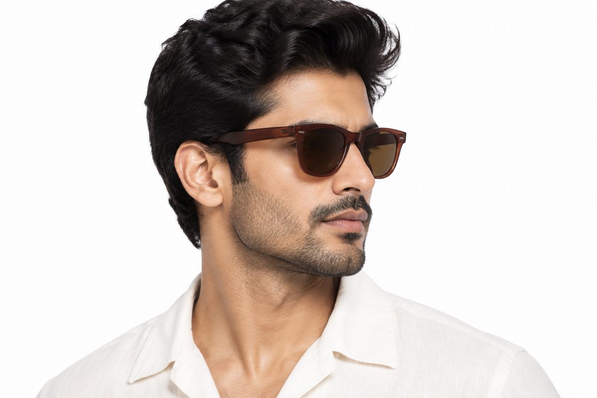 K187B. Men’s Celebrity sunglass UV400 Retina protected cooling glass