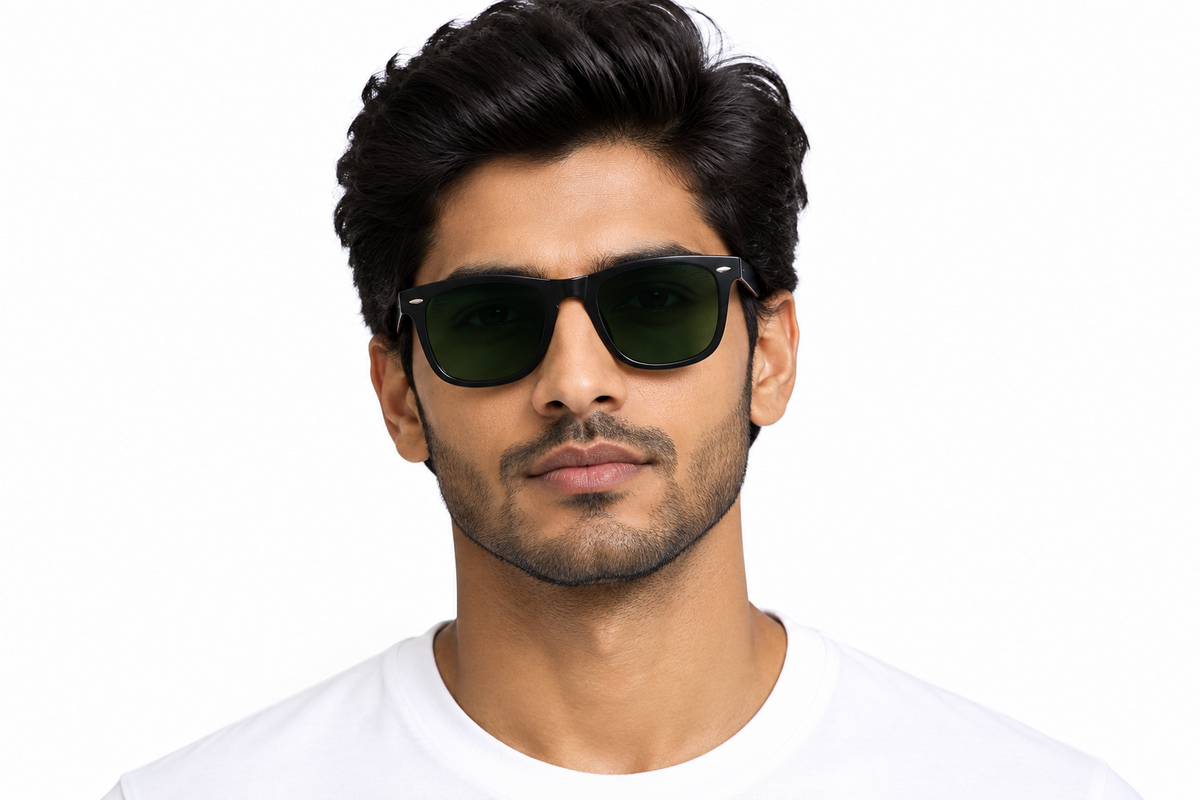 K187E. Men’s Celebrity sunglass UV400 Retina protected cooling glass