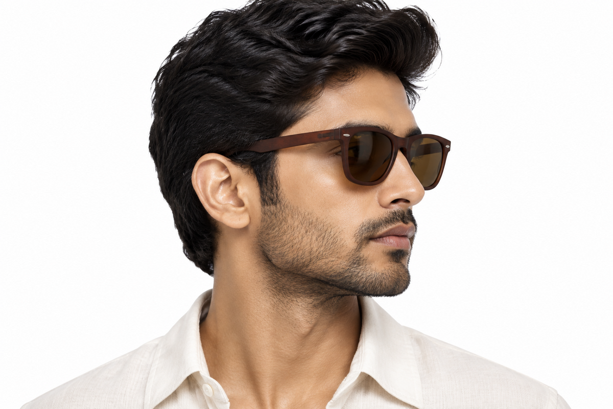 K187F. Men’s Celebrity sunglass UV400 Retina protected cooling glass