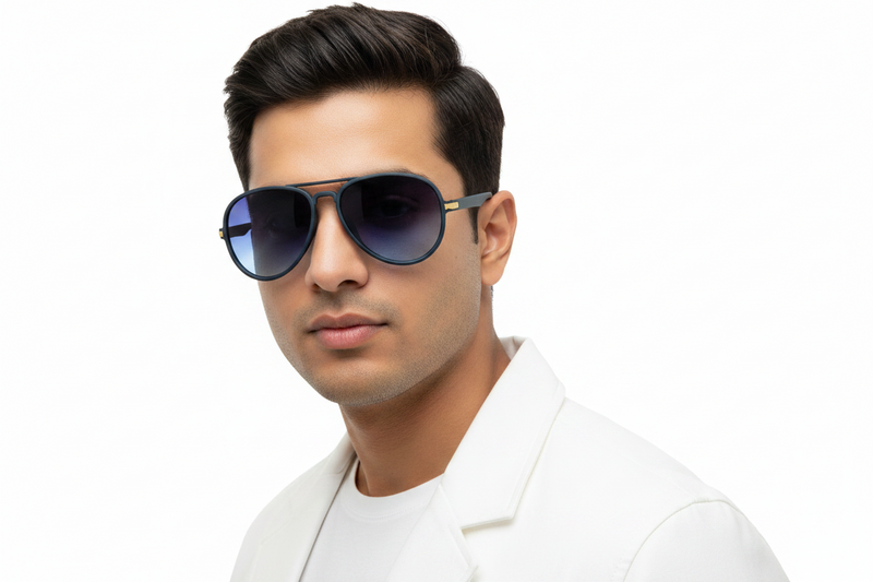 K235A. Men’s aviator Celebrity sunglass UV400 Retina protected cooling glass