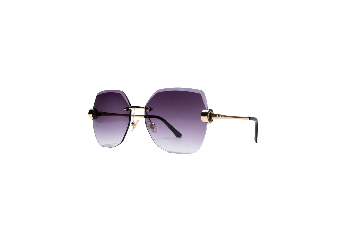 Q37D. Premium Rimless sunglass UV400 Retina protected cooling glass